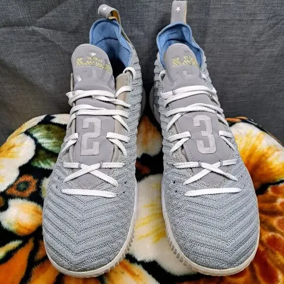 Nike LeBron XVI 16 MLPS Minneapolis Lakers Men's 14 Grey Blue White